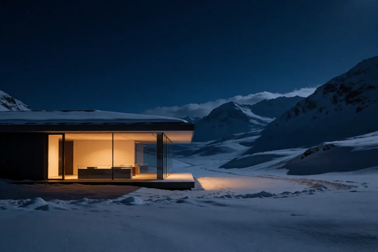 Alpine Nachtstimmung